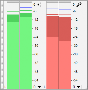 Undocked vertical Meter Toolbar