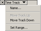 Track panel drop-down selector