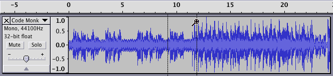 Clicking and dragging to select a zoom region