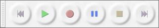 Control Toolbar showing optional layout of buttons